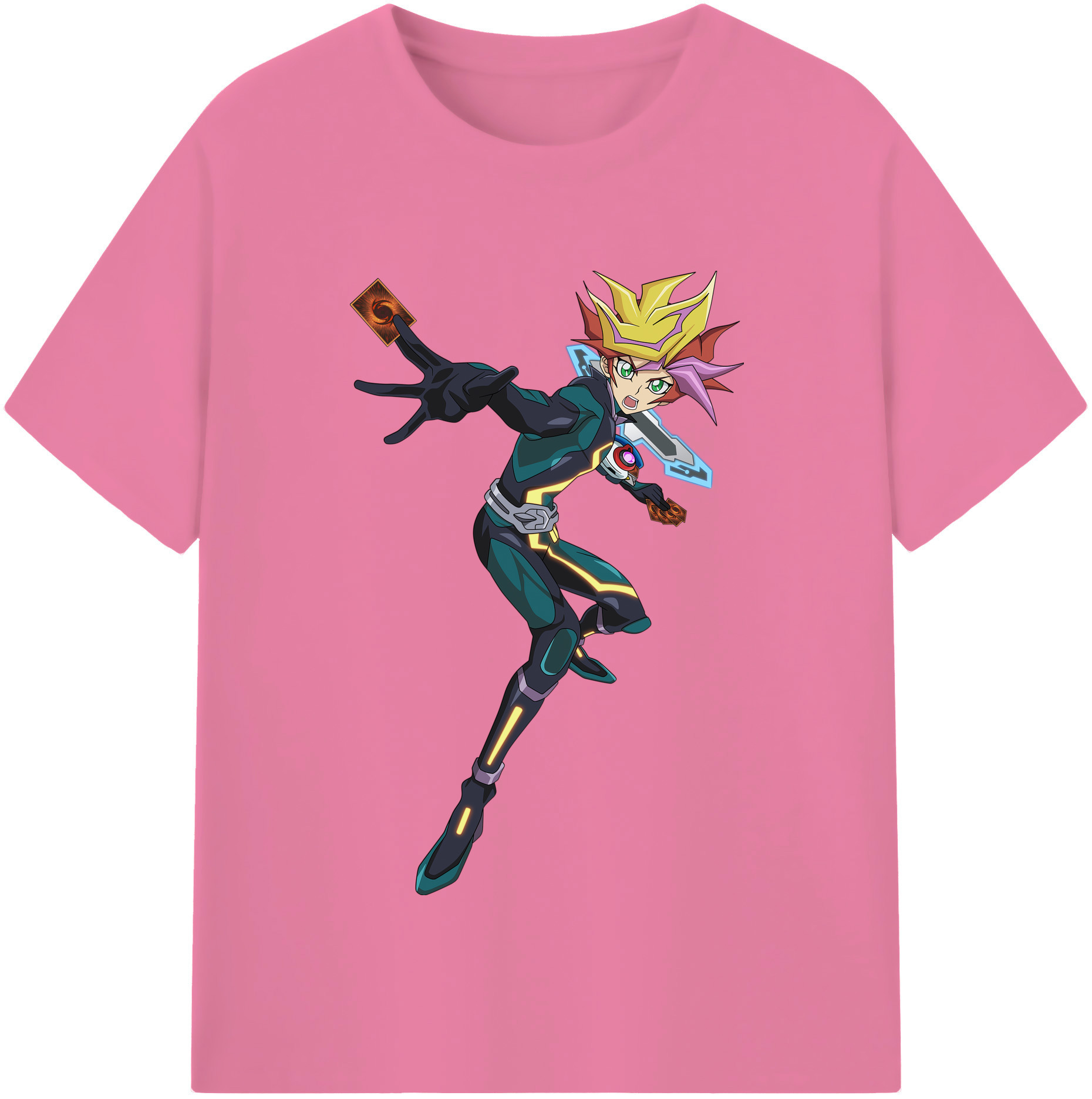 （画像用） 遊☆戯☆王 Yu-Gi-Oh! 綿100％半袖Tシャツ（フロントプリント）